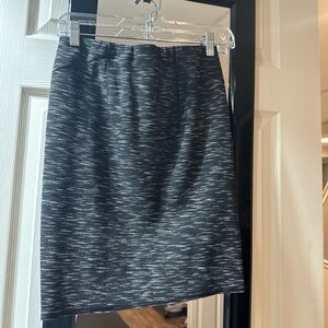 Ann Taylor Black and white stretchy skirt
00 petite